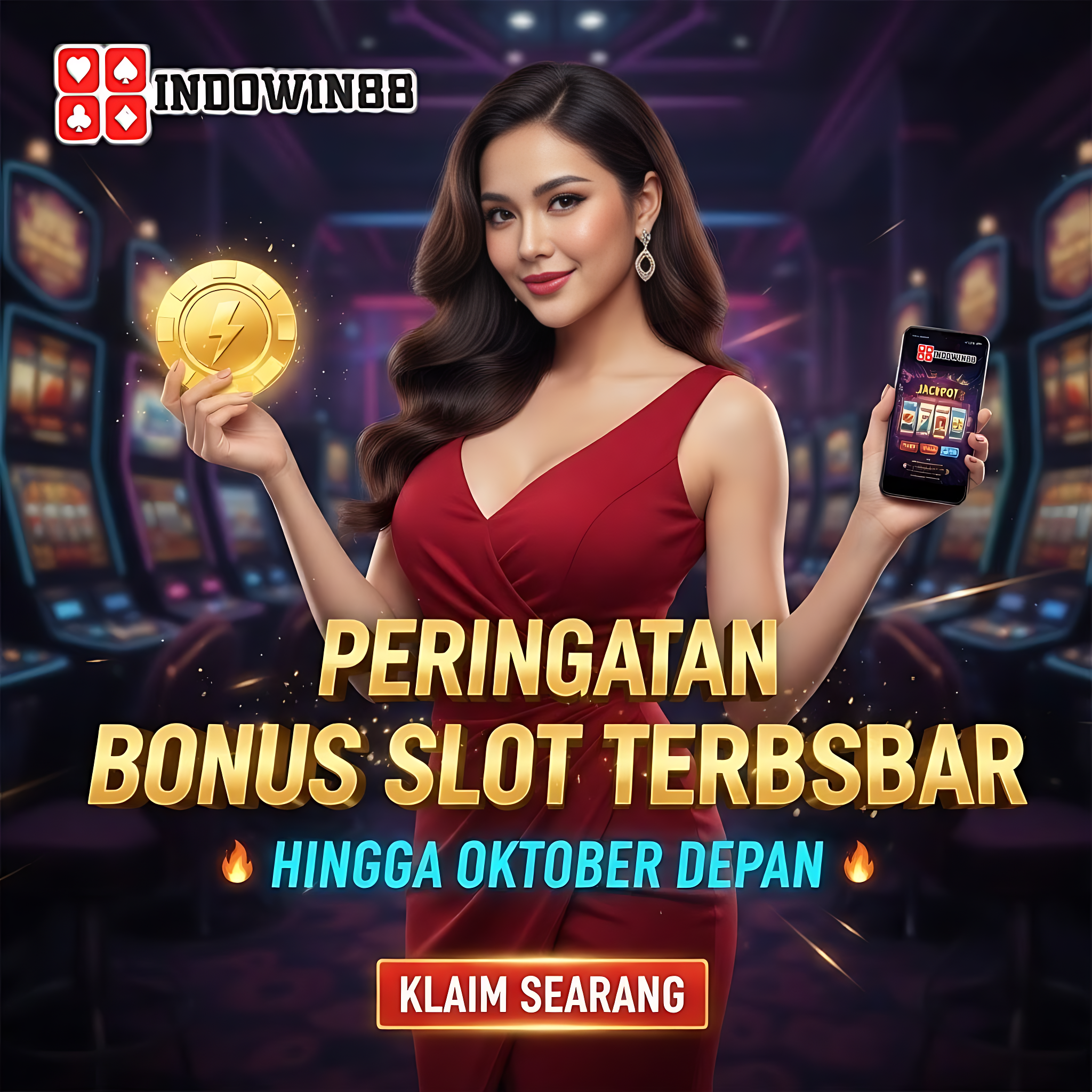 INDOWIN88: Peringatan Bonus Slot Terbesar Hingga Oktober Depan 